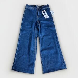 Vanilla Star Women’s High-Rise Straight Jeans Size 6 W27 NWT Raw Hem